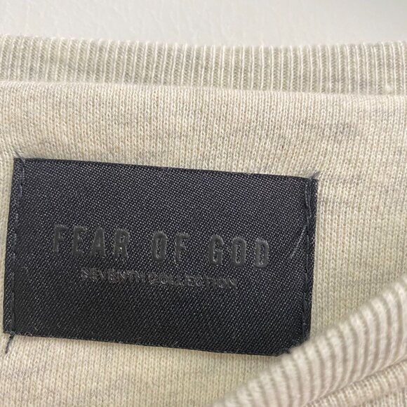 Fear Of God Grey Graphic Print Sports Sweatshirt Autumn And Winter - Picture 5 of 7